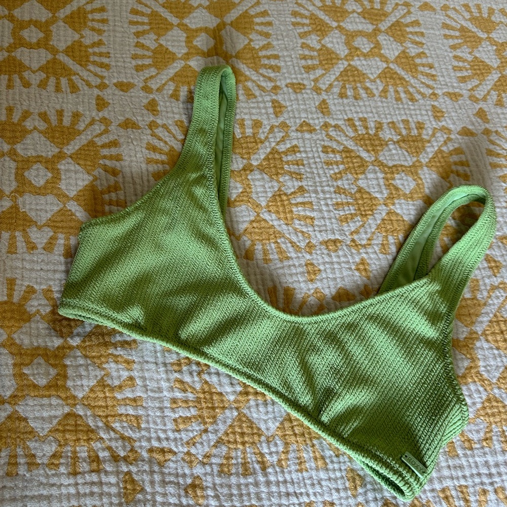 Roxy Green Bikini Top